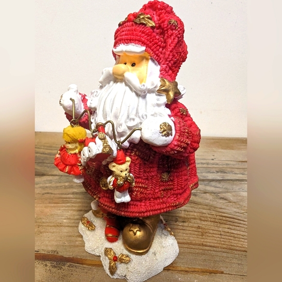Resin Bobble Body Santa holding Children's Toys - Picture 2 of 7